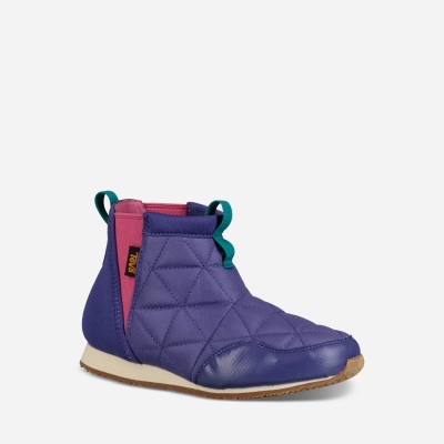 Teva Ember Mid - Kids' Teva Boots - Purple | India (DNQI35296)